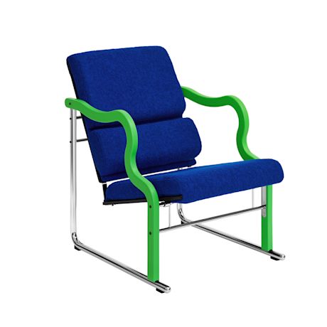 Lounge Chair, 501 / Green / Ultramarine
