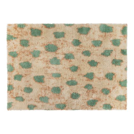 Rug Extra Large, Turquoise / Peach